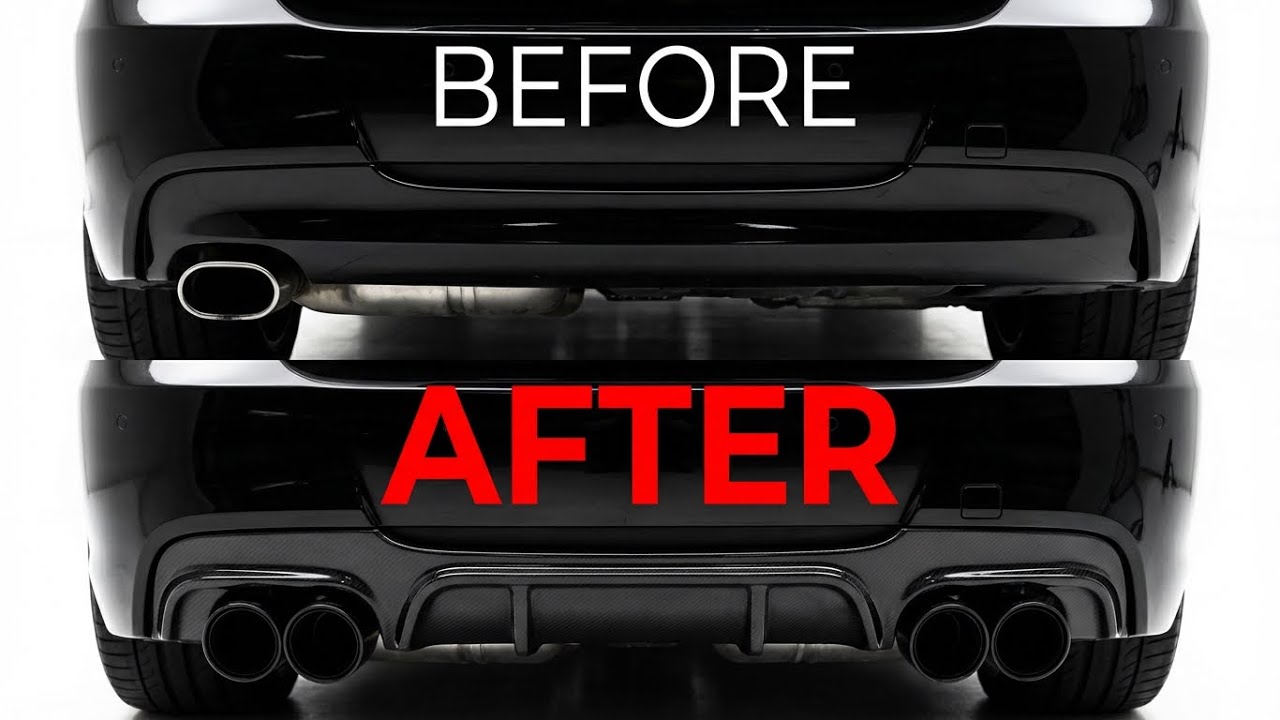 BMW E90 328i N51 Muffler Delete Dual Conversion Performance Mod for