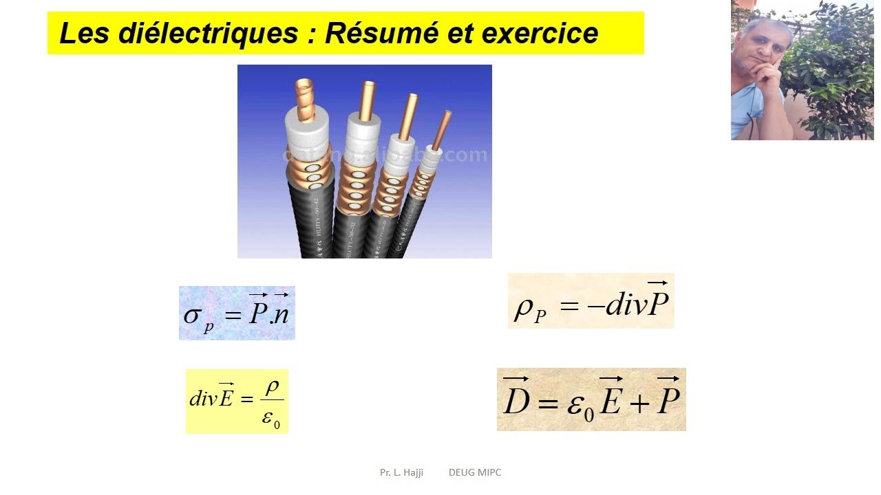 Les diélectriques : résume et exercices