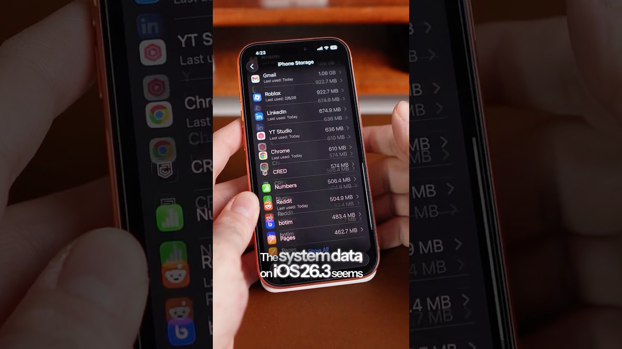 Всплеск потребления памяти в iOS 26.3 — почему?