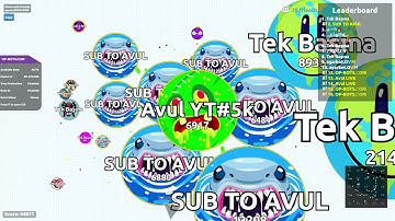 AGAR.IO SERVER TAKEOVER WITH BOTS #631 || OP-BOTS.COM