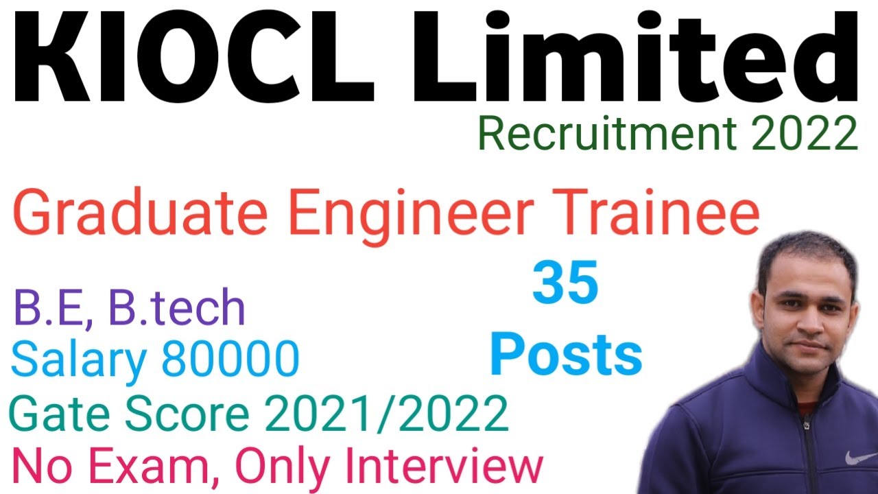 KIOCL Limited Recruitment 2022 | KIOCL Limited Vacancy 2022 | KIOCL Limited Jobs 2022 | Salary 80000
