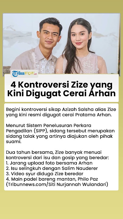 4 Kontroversi Azizah Salsha yang Digugat Cerai Pratama Arhan setelah 2 Tahun Berumah Tangga