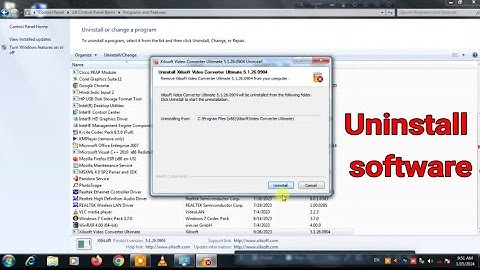 How to Uninstall Software on Windows 7 | Windows 7 Mein Software Kaise Uninstall Karein