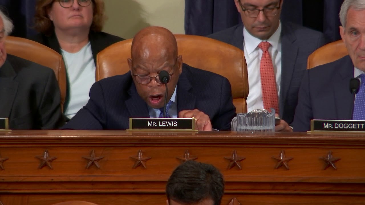 Rep. John Lewis Speaks Against Republican Tax Cuts for the Rich YouTube