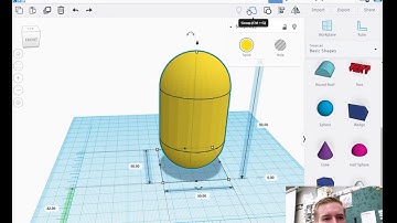 Building a Minion in TinkerCAD Part 1 The Body
