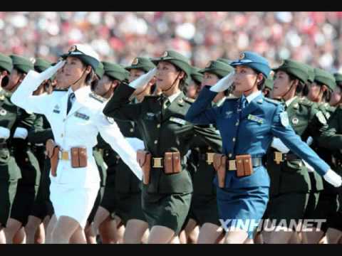 March of the Women Soldiers (PR China) - YouTube