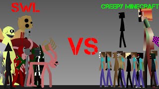 Swl Vs Creepy Minecraft 