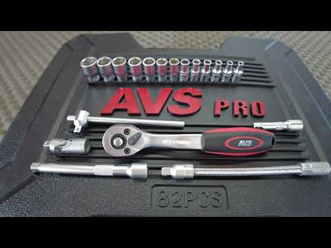 Набор инструментов 82 предмета AVS ATS-82