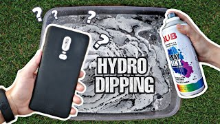 Hydro Dipping for the First Time | Custom Phone Case | Satisfying