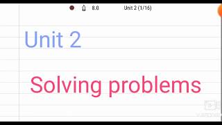 primary 5 - math - unit 2- solving problems مراجعه ماث الصف الخامس الوحده التانيه