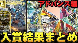 アドバンス環境】GP1週間前のアドバンスCS入賞結果まとめ【デュエマ