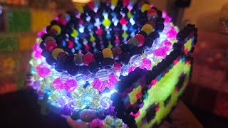 🌸🥀 3D LED Kandi Cuff 💀🏵️ | Tutorial