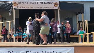 Berens River School Square Dancers with Elders