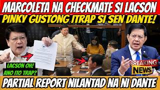 GULO SA SENADO! MARCOLETA INAWAY ULIT SI LACSON GRABE ANG BANATAN! PARTIAL REPORT NILANTAD NA