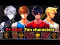 S rank  fan characters jagan sting derek vector all characteristics the spike volleyball 3x3