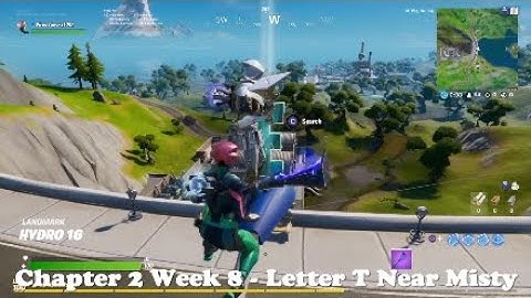 Fortnite Chapter 2 Season 1 Week 8 Hidden Letter E (Dive!)