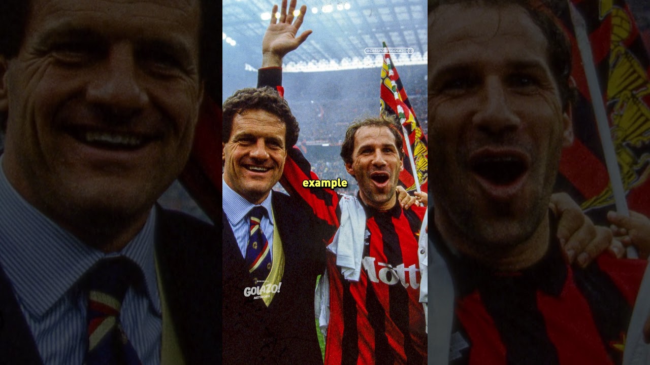 Franco Baresi's iconic legacy in Italian football ❤️🇮🇹