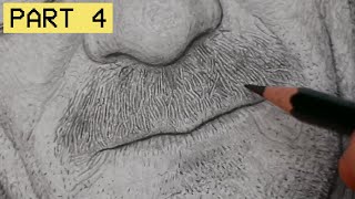 How I Draw FACIAL HAIR In PENCIL - PART 4