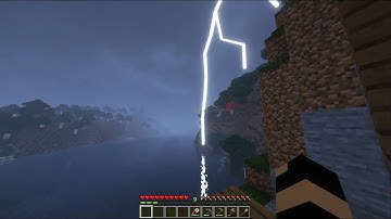 Minecraft peaceful longplay (no commentary) - Thunder and Lightning - Java 1.18.1