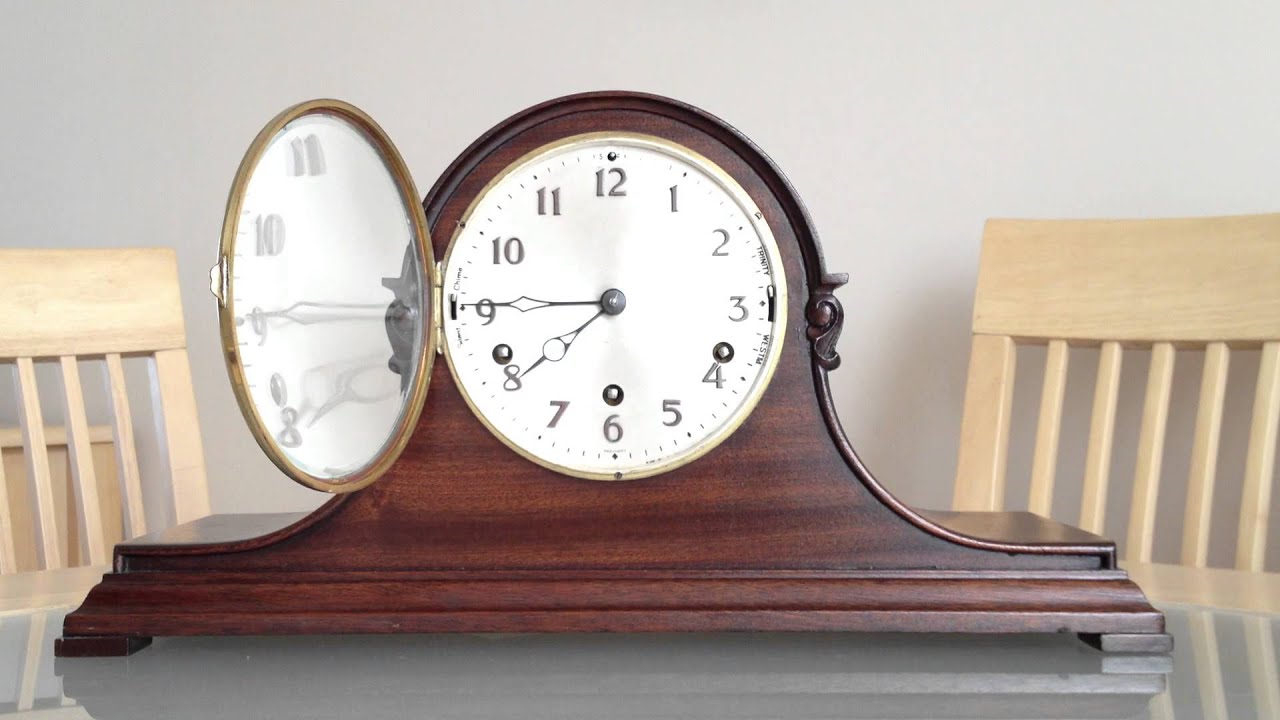 1928 HAC (HAMBURG AMERICAN CLOCK) DUAL CHIMING CLOCK (TRINITY