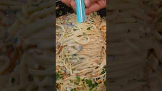 Creamy Four Mushroom Pasta | Button, Enoki, Shimeji & King Oyster 🍝