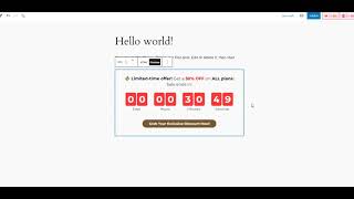 How to Create a Countdown Timer Widget using Elfsight