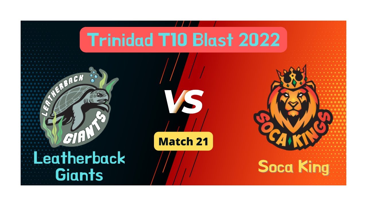 Leatherback Giants vs Soca King | LBG vs SCK | 21th Match | Live Scorecard & Updates 2022