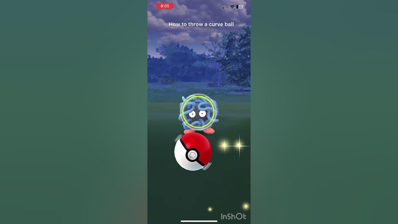 How to throw a curve ball in Pokémon go! YouTube