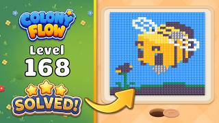 Colony Flow! - Level 168 Walkthrough 🧩 | Solution & Gameplay (ABI GAMES) 🐜