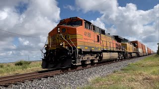 BNSF 4188 H2 C44-9W & UP C44ACM Lead a Nice Duo on I-BNSL