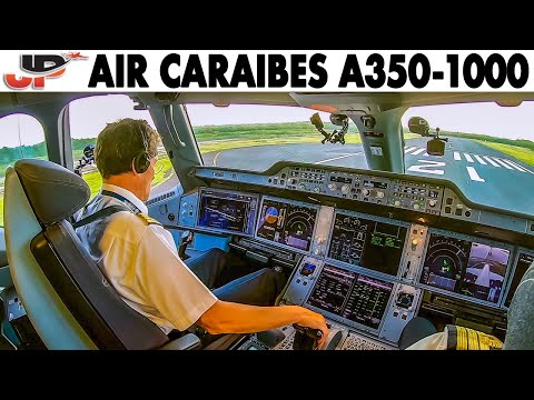 Airbus A350-1000 takeoff