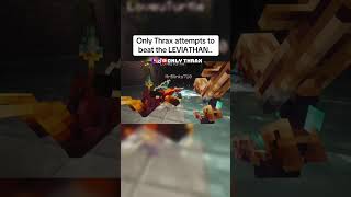 Defeating The LEVIATHAN… #onlythrax #minecraft #moddedminecraft #short #shorts #funny