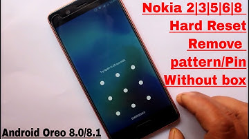 Hard Reset Nokia 2 | 3 | 5 | 6 | 8 Android Oreo 8.0/8.1 New Method