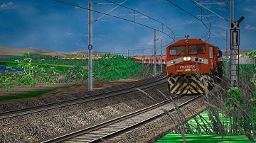 #22653 Tvc-Nzm Sf Exp | TKD WDP-4B PRATIK | Khandesh Route| Msts-OpenRails | Part-2 |