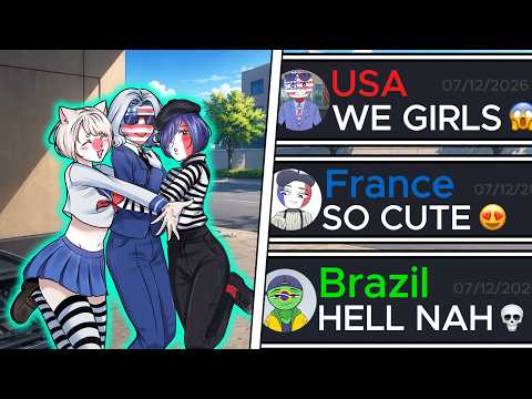COUNTRYHUMANS but ALL GIRLS!