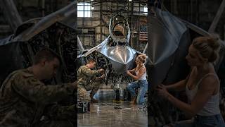 Man &amp; Woman Assemble a Fighter Jet (Full Process) #handcrafted #shorts