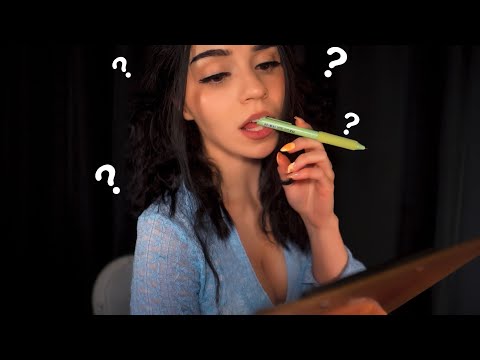 ASMR Asking You Questions Until You Fall Asleep