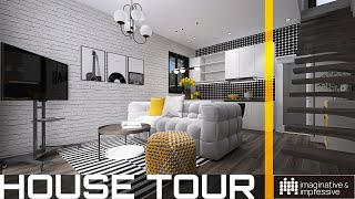 5x6 Tiny House Design: Modern with Memphis Vibes—Playful, Stylish and Practical | HD House Tour