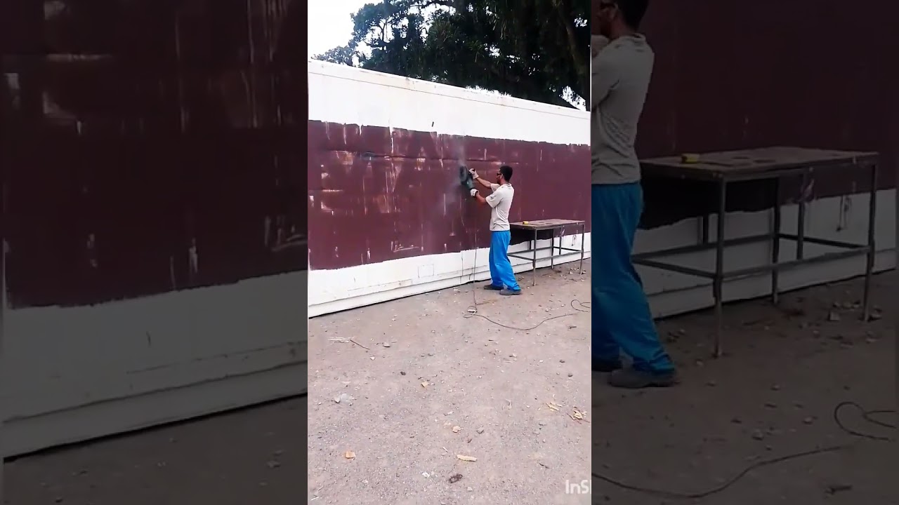 CORTANDO CONTAINER NO MEIO 🪚💥