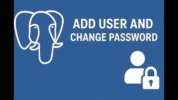 PostgreSQL: cambiar contraseña y crear nuevo usuario