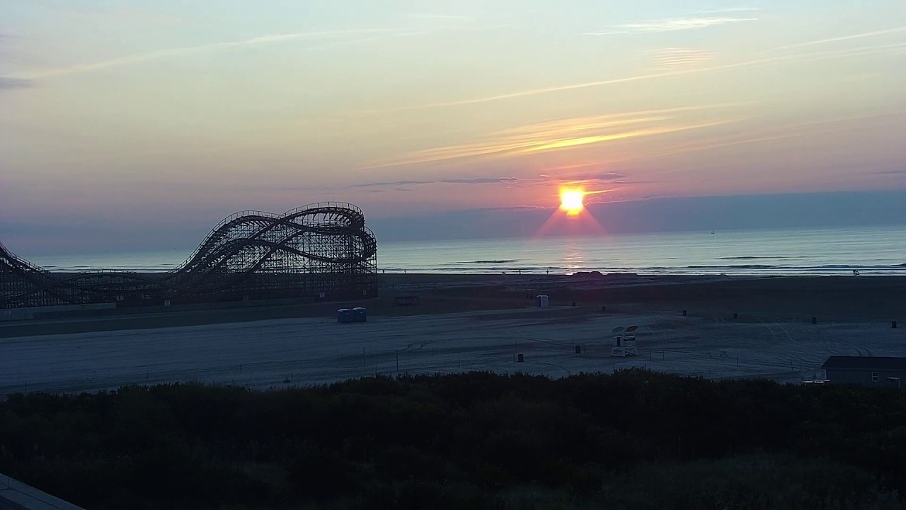 Time Lapse of Sunrise from Wildwood Convention Center (Wildwood, NJ) on