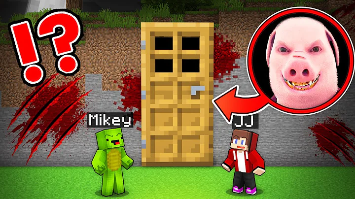 How JJ and Mikey Found JOHN PORK Inside Scary Door in Minecraft ? - Maizen