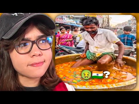 This is what street food is like in India.