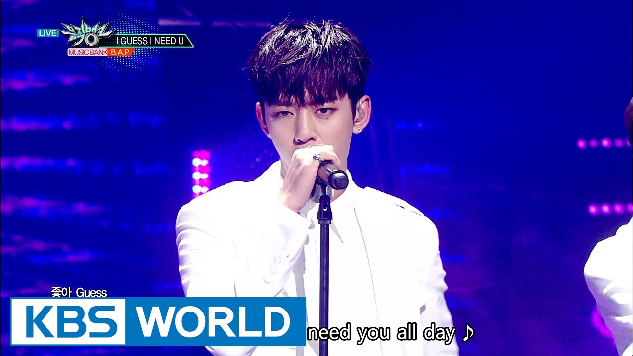 B.A.P - I Guess I Need U [Music Bank COMEBACK / 2016.11.11]