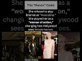 She REJECTED Hollywood’s Script 😱 #shorts #usa