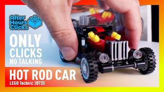 Let's build the 83 piece LEGO Technic Hot Rod Car - #30735 (Raw Clicks & No Talking)