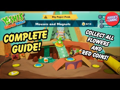 Yoshi's Crafted World | Mousers and Magnets 100% Guide (All