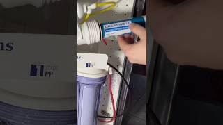 ISpring 5 stage water filter replacement #freshwater #reverseosmosis #ispring #cleanwater #howto
