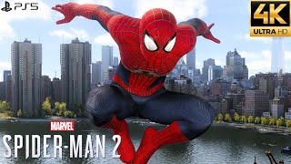 Marvel's Spider-Man 2 PS5 - TASM 2 Suit Free Roam Gameplay (4K 60FPS)