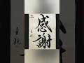 #書道 #書道家 #矢野童観 #art #calligraphy #drawing #arigato #感謝 #appreciation #thankyou
